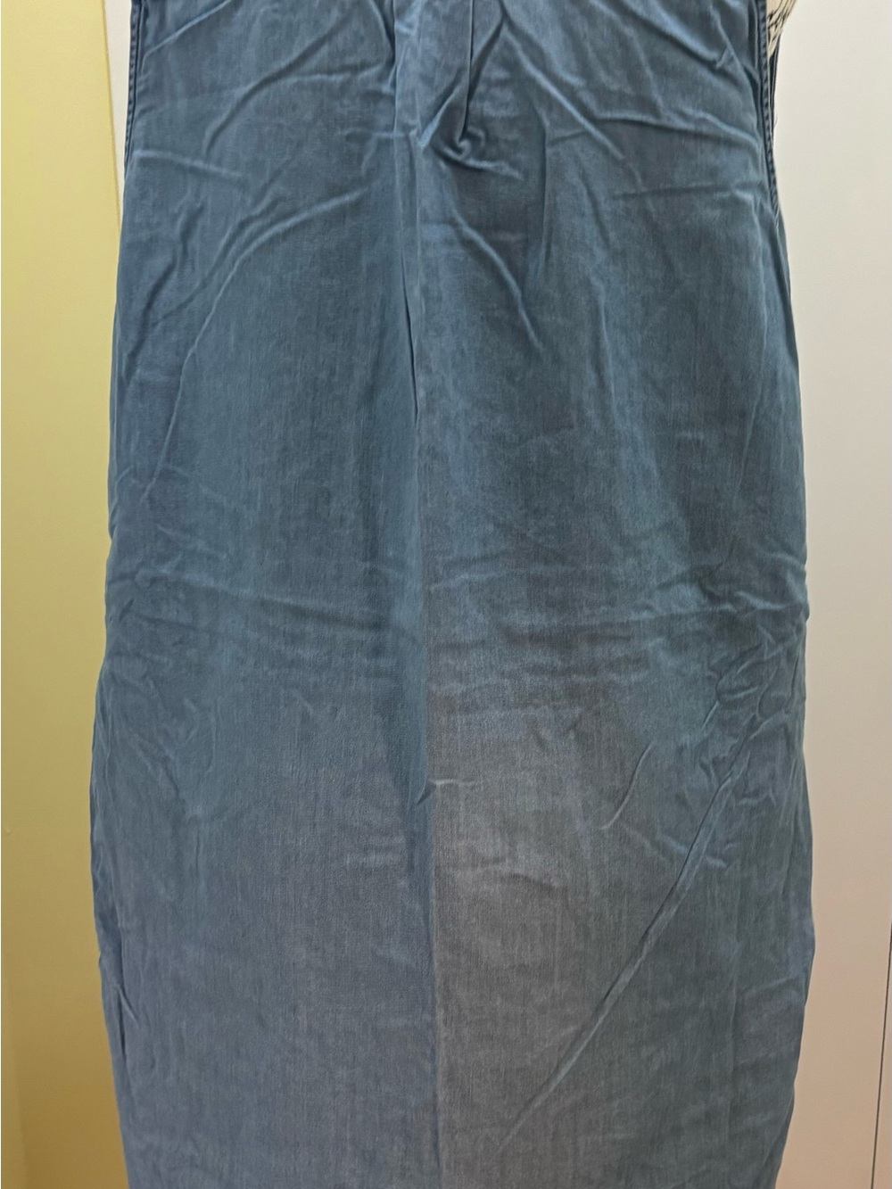 Eddie Bauer denim mini dress with pockets